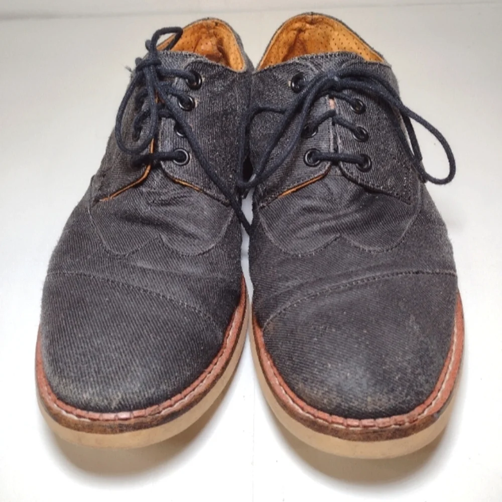 Toms Men's Sharcoal Canvas Shoes Size (9.5)